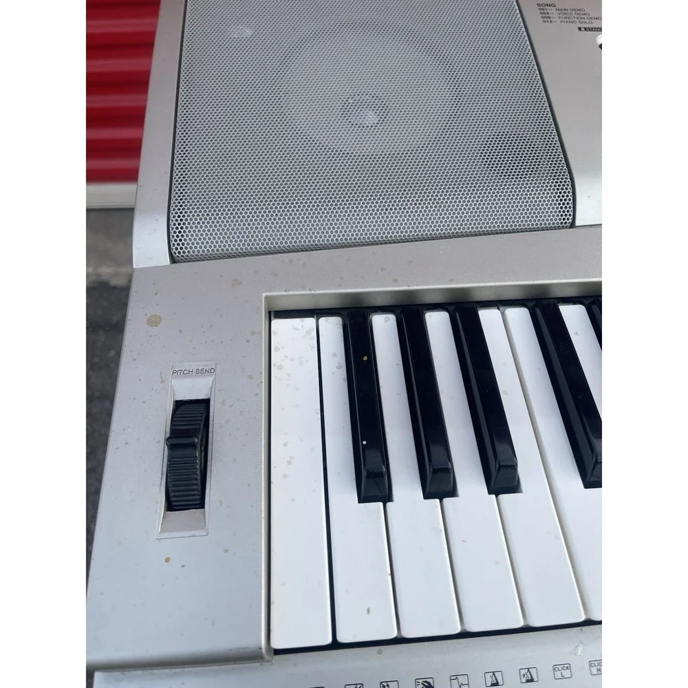 Yamaha YPG-235 76-Key Keyboard Piano w/ Stand & Case Tested Works